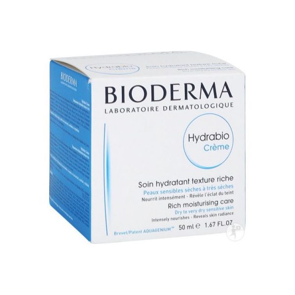 Bioderma Hydrabio Crème Soin Hydratant Texture Riche Pot 50Ml