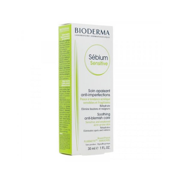 Bioderma Sebium Sensitive Soin Apaisant Anti-Imperfections 30 Ml