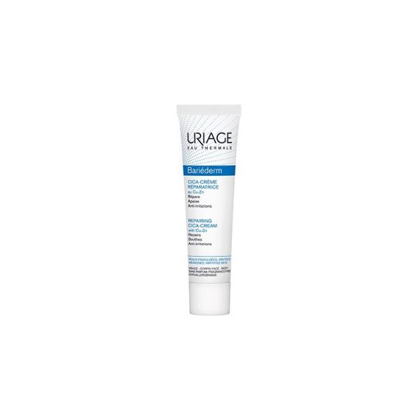 Uriage Bariéderm Cica-Crème Au Cuivre-Zinc 40Ml Peaux Irritées