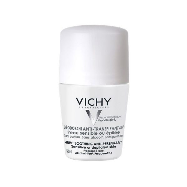Vichy Déodorant Anti-Transpirant 48H - Bille Peau Sensible Ou Épilée