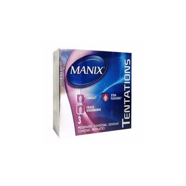 Manix Tentation 3 Préservatifs