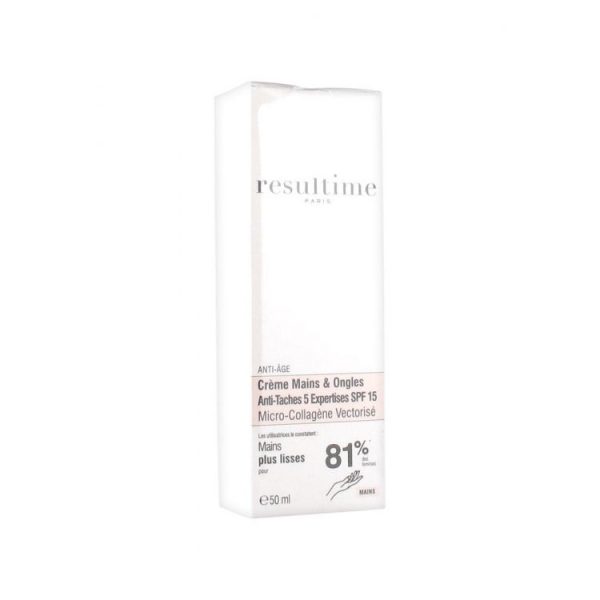 Resultime Anti-Âge Crème Mains Et Ongles Anti-Taches 5 Expertises Spf 15 50 Ml