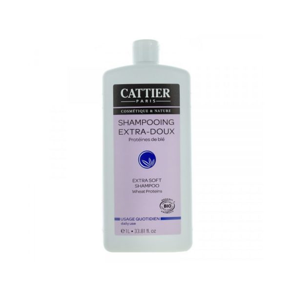 Cattier Shampooing Extra-Doux Bio 1Litre